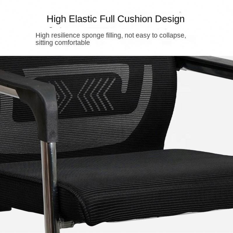 TOBY Ergonomic Mesh Office Guest Chair Set of 2 – Visitor Chairs with Lumbar Support & Chrome Cantilever Frame